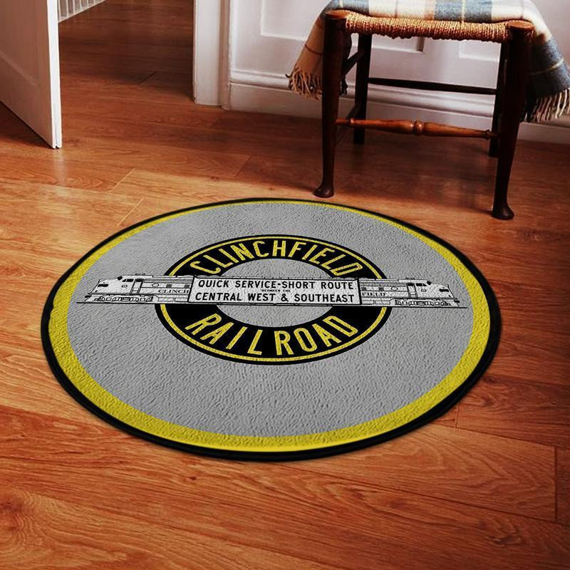 Clinchfield Living Room Round Rug Carpet Bedroom Livingroom Home Decor