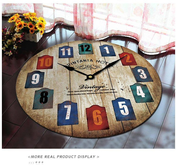 Clock Round Rug Carpet Bedroom Livingroom Home Decor