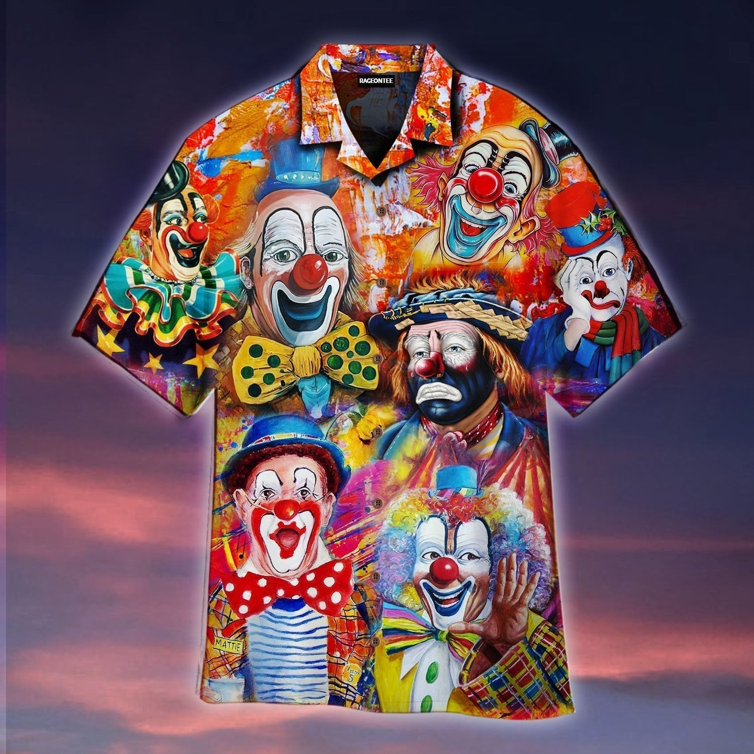 Clown Lovers Halloween Hawaiian Shirt