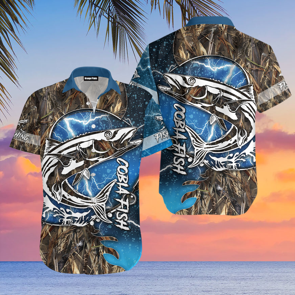 Cobia Fishing Hawaiian Shirt