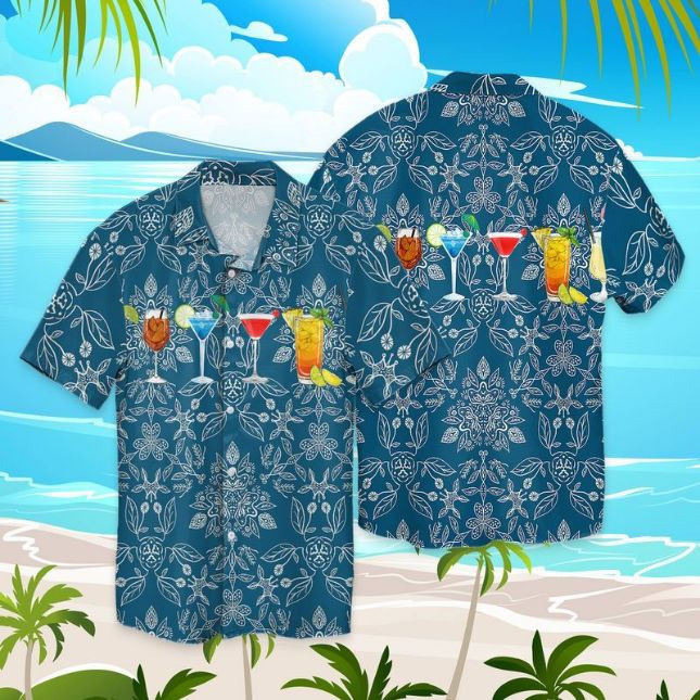 Cocktail Summer Hawaiian Shirt
