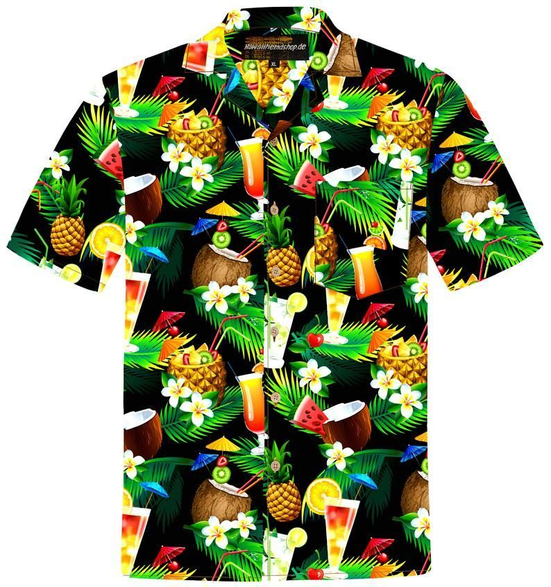 Cocktails Hawaiian Shirt