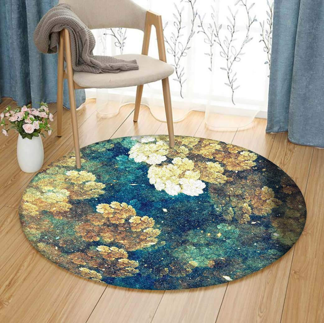 Color Limited Edition Round Rug Carpet Bedroom Livingroom Home Decor