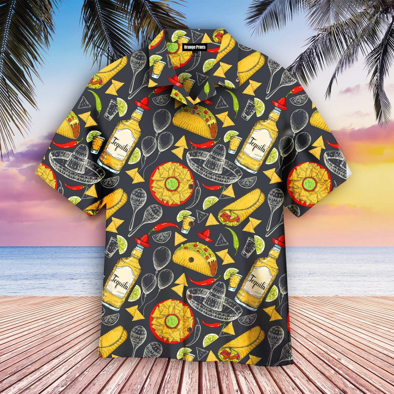 Colorful Amazing Mexican Food Hawaiian Shirt