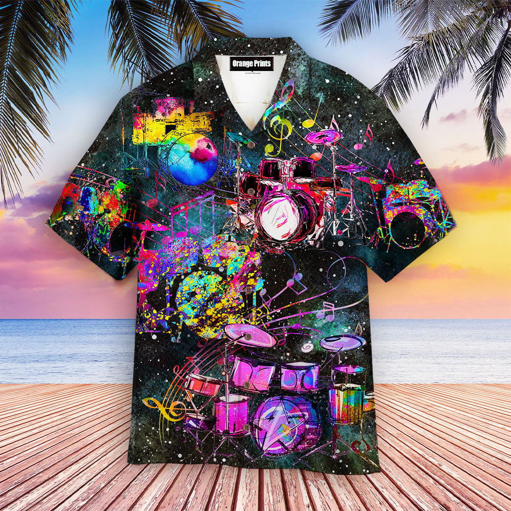 Colorful Drums Hawaiian Shirt