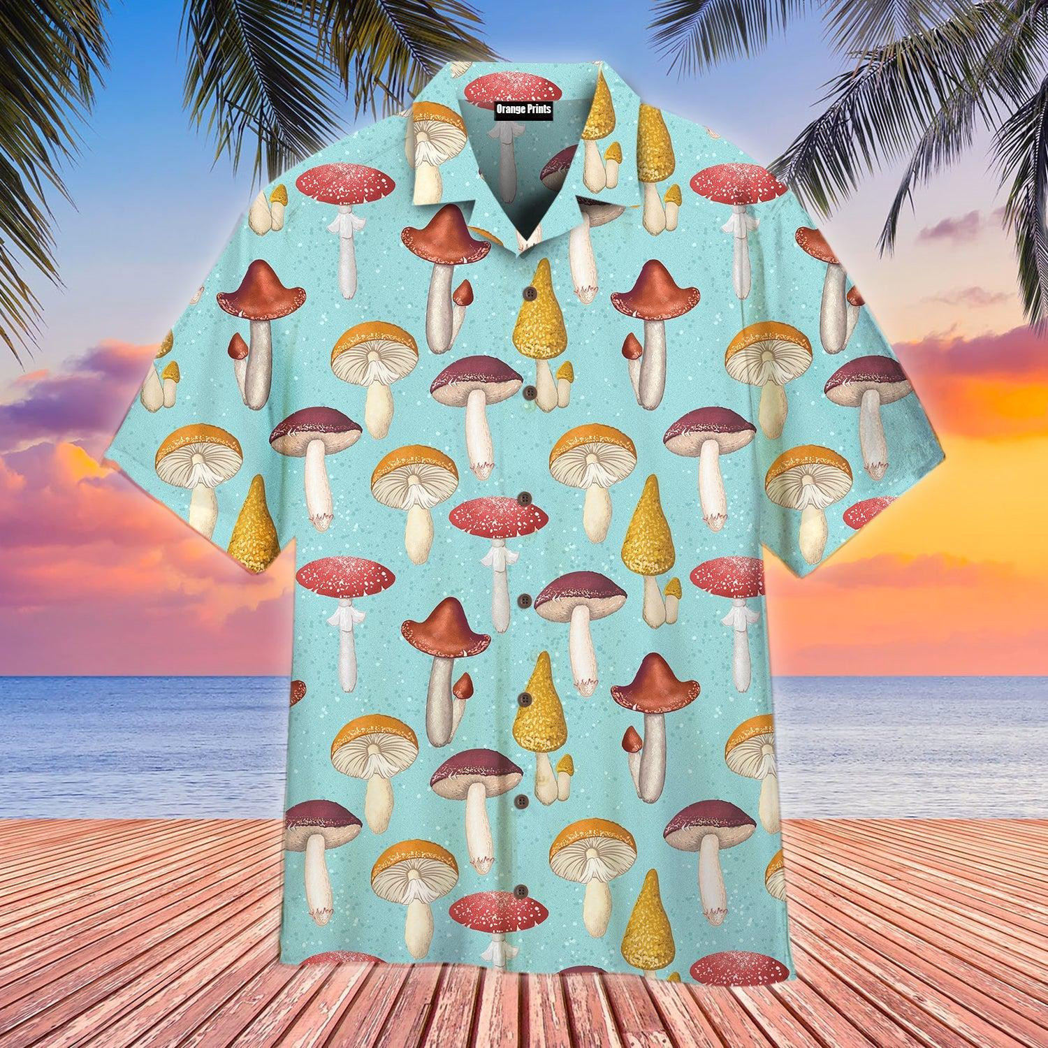Colorful Mushroom Hawaiian Shirt