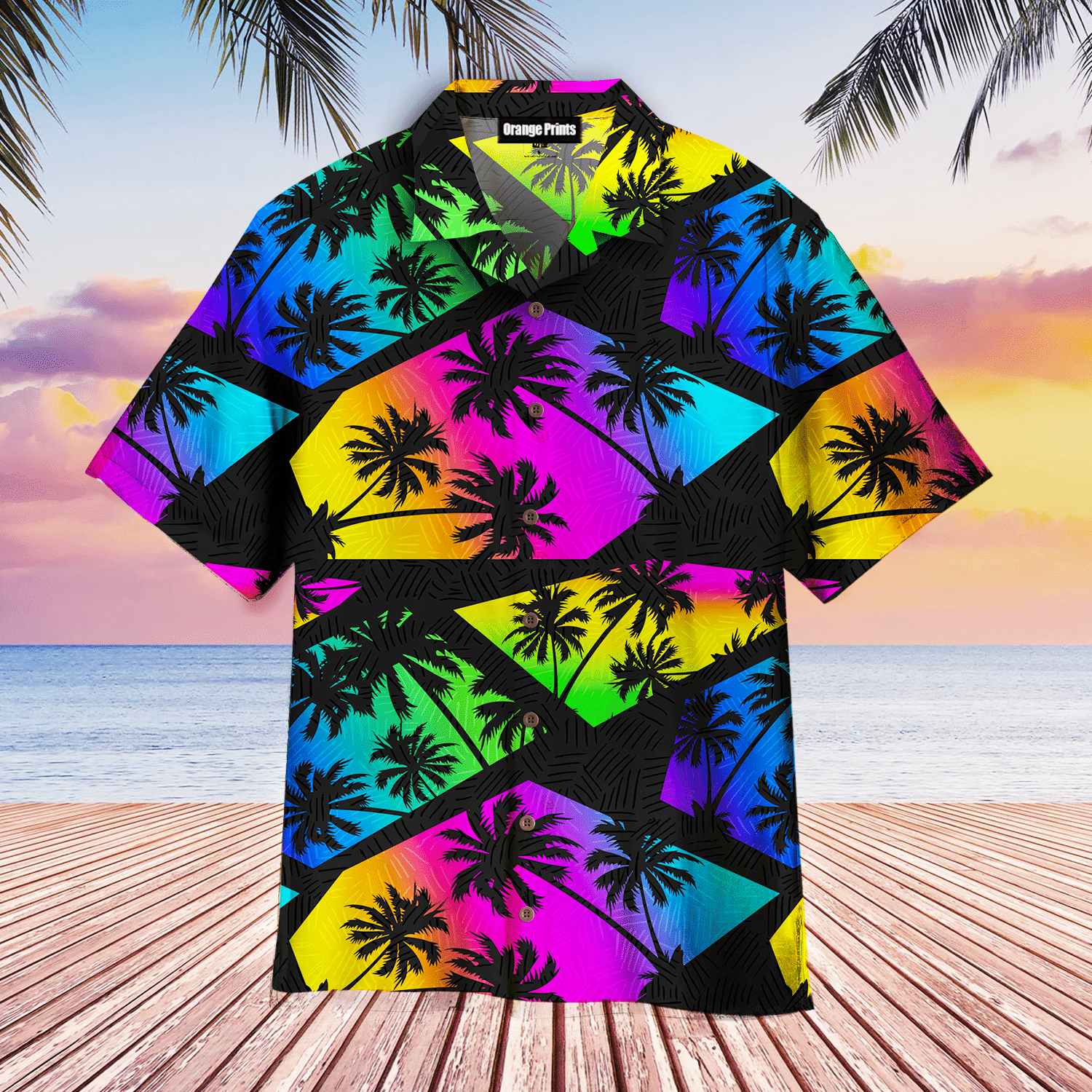 Colorful Tropical Hawaiian Shirt
