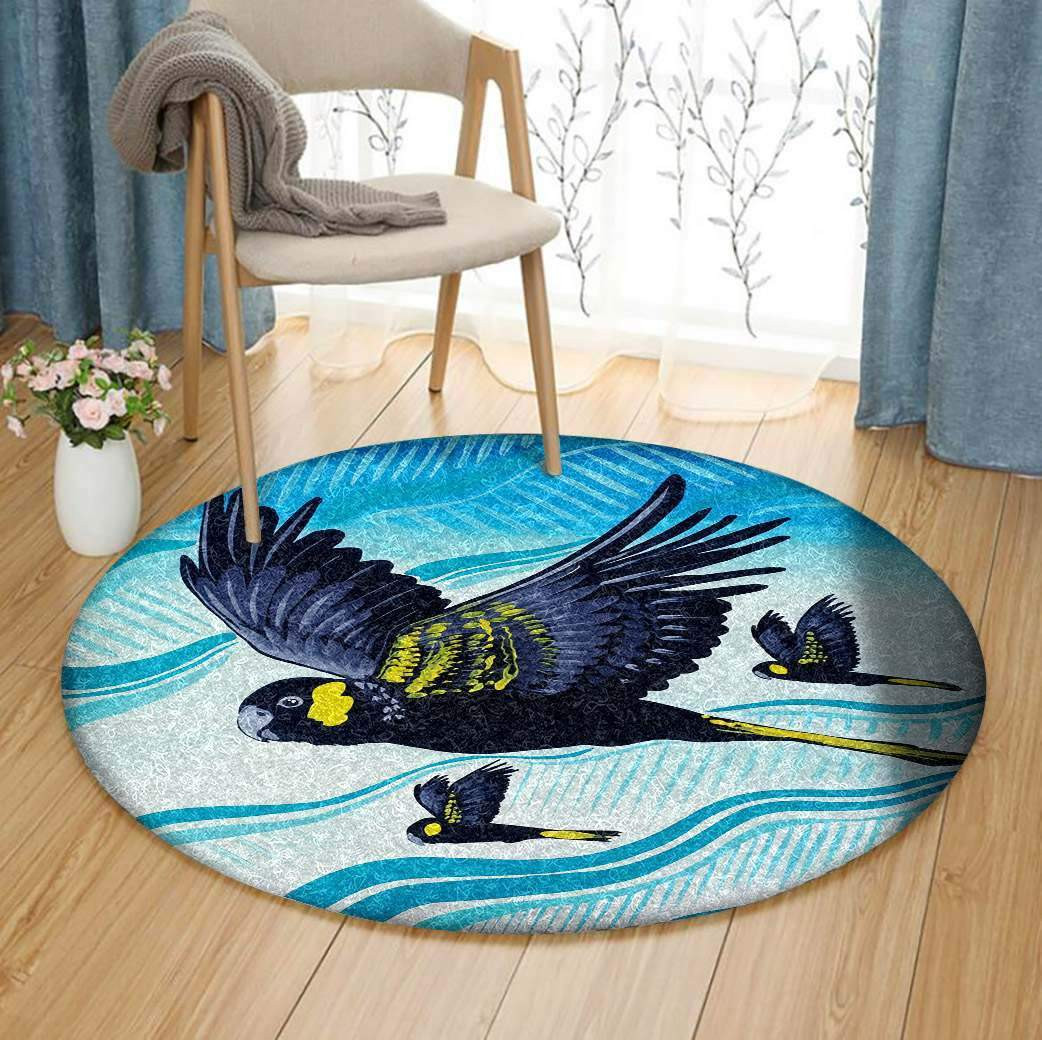 Companion Parrot Limited Edition Round Rug Carpet Bedroom Livingroom Home Decor
