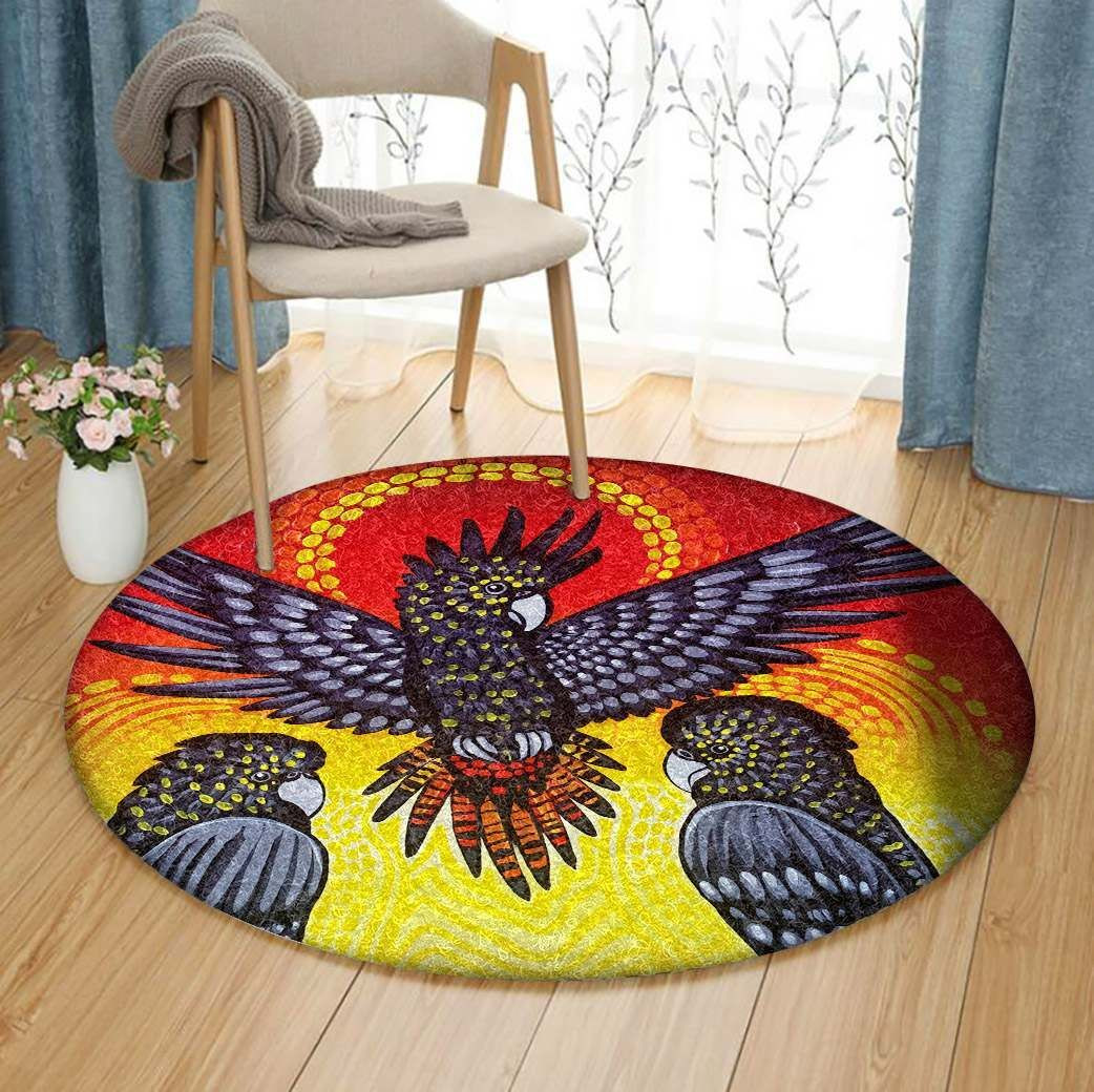 Companion Parrot Round Rug Carpet Bedroom Livingroom Home Decor
