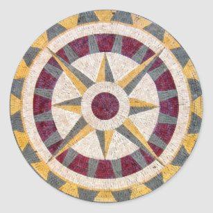 Compass Limited Edition Round Rug Carpet Bedroom Livingroom Home Decor