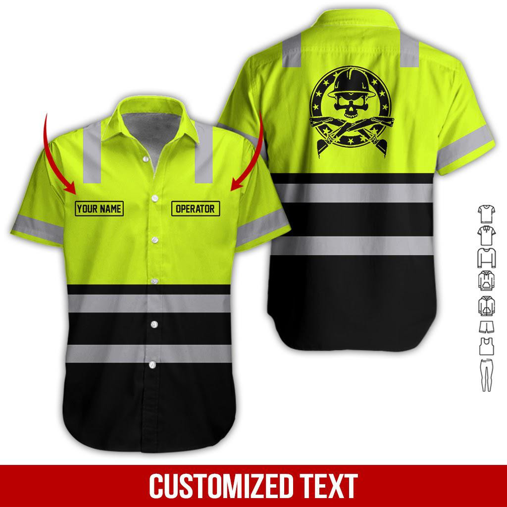 Cool Heavy Equipment Personalized Hawaiian Shirt