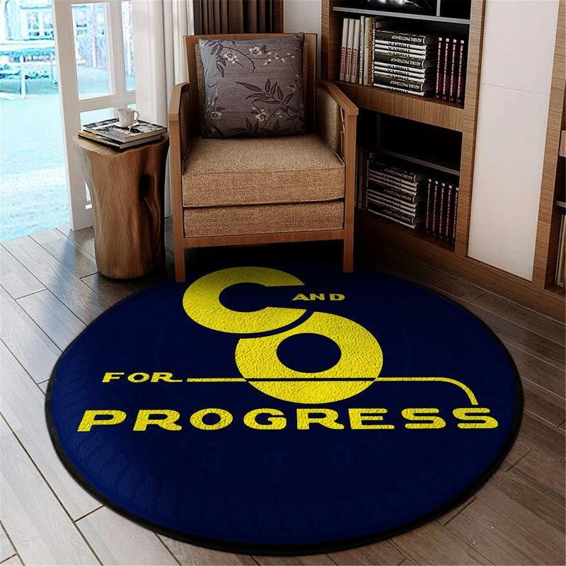 Coprogress Living Room Round Rug Carpet Bedroom Livingroom Home Decor - Image 4
