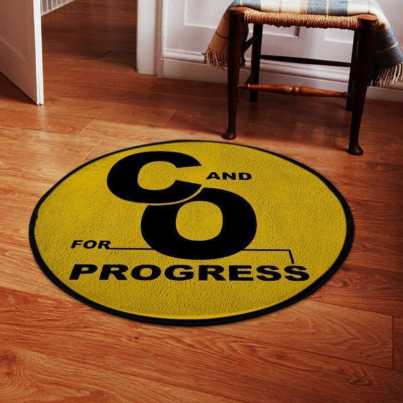 Coprogress Round Rug Carpet Bedroom Livingroom Home Decor