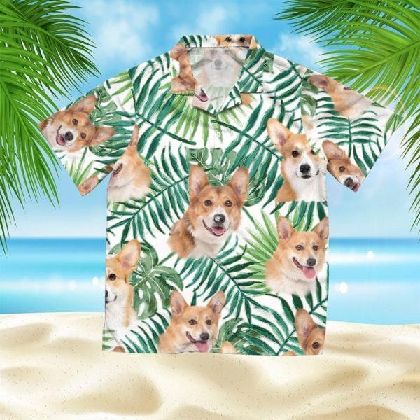 Corgi Dog Hawaiian Shirt