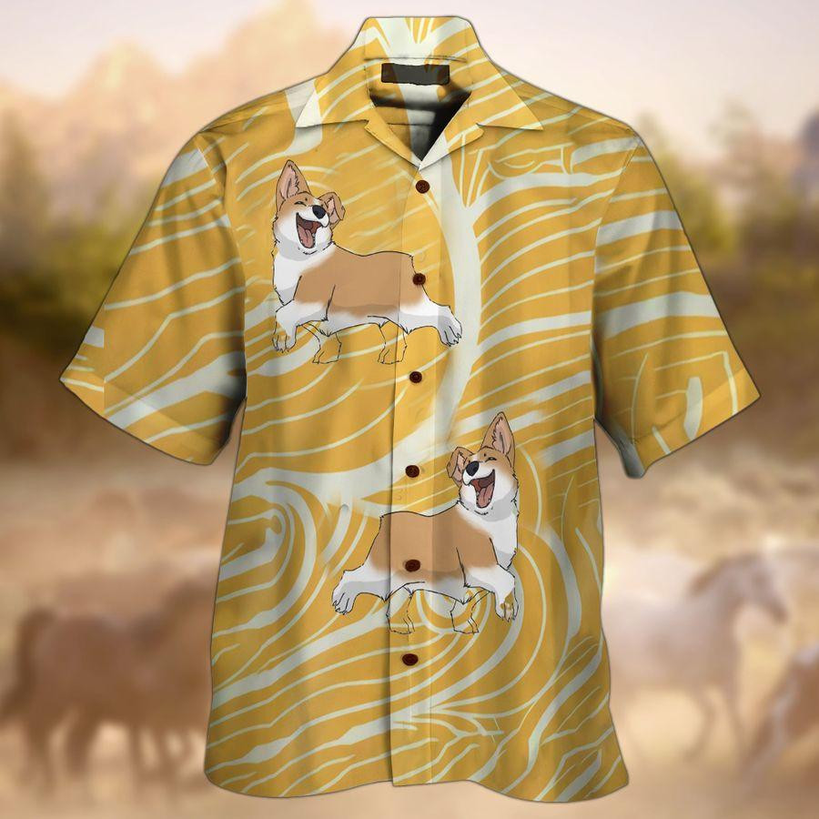 Corgi Dog Hawaiian Shirt