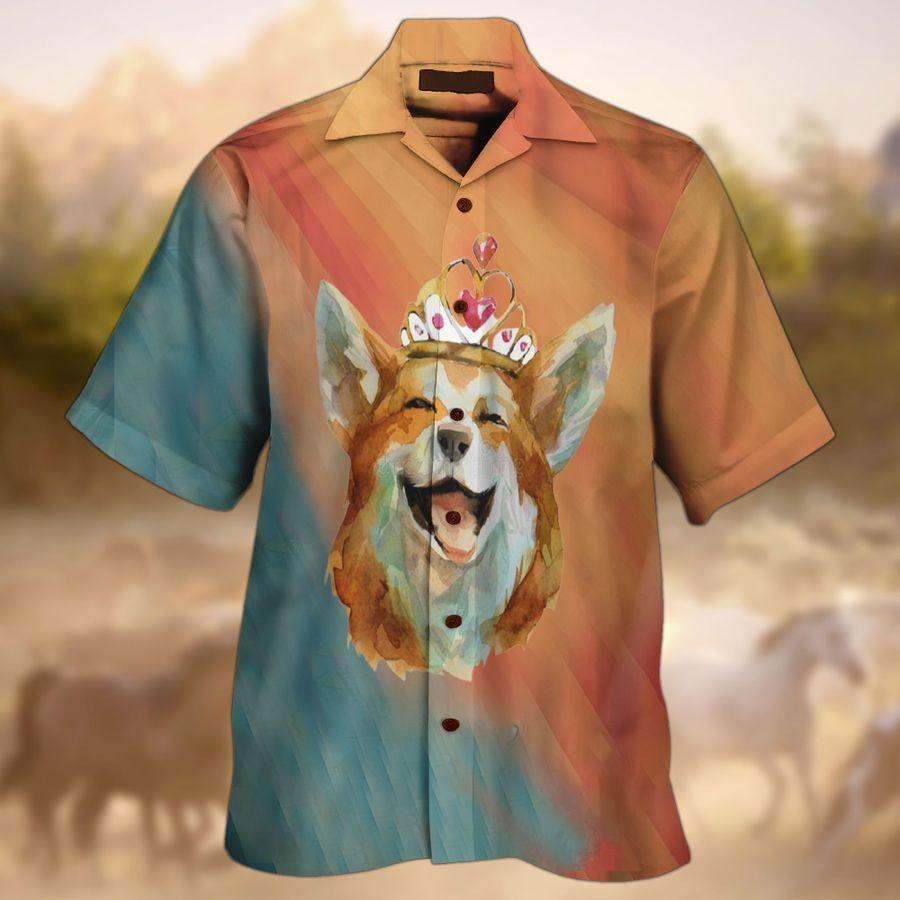 Corgi Dog Hawaiian Shirt