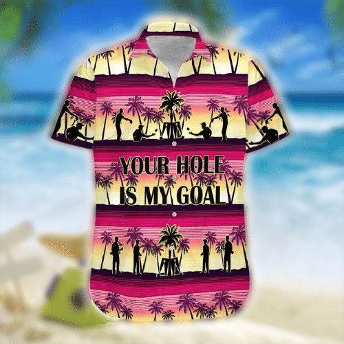 Cornhole My Goal Hawaiian Shirt