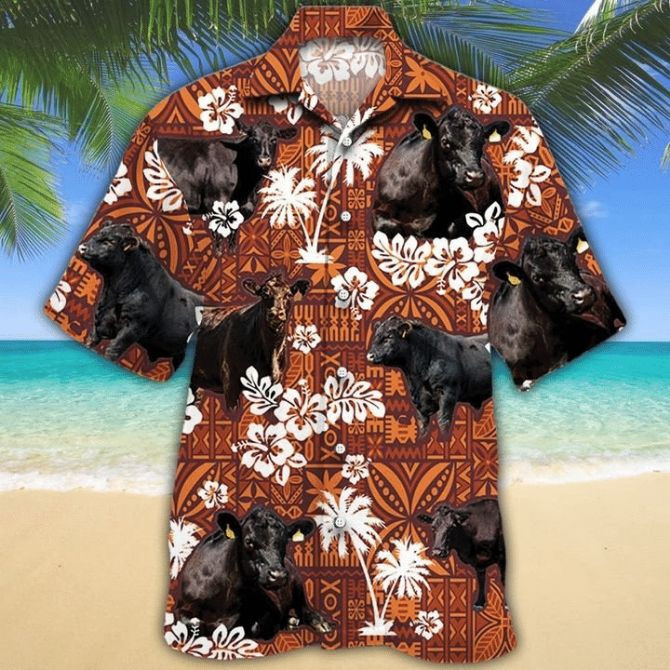 Cow 5 Print Hawaiian Shirt