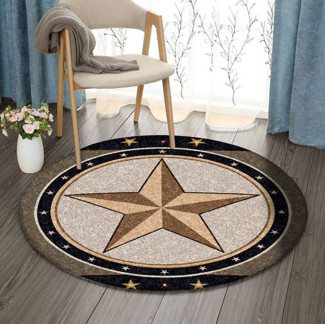 Cowboy Round Rug Carpet Bedroom Livingroom Home Decor