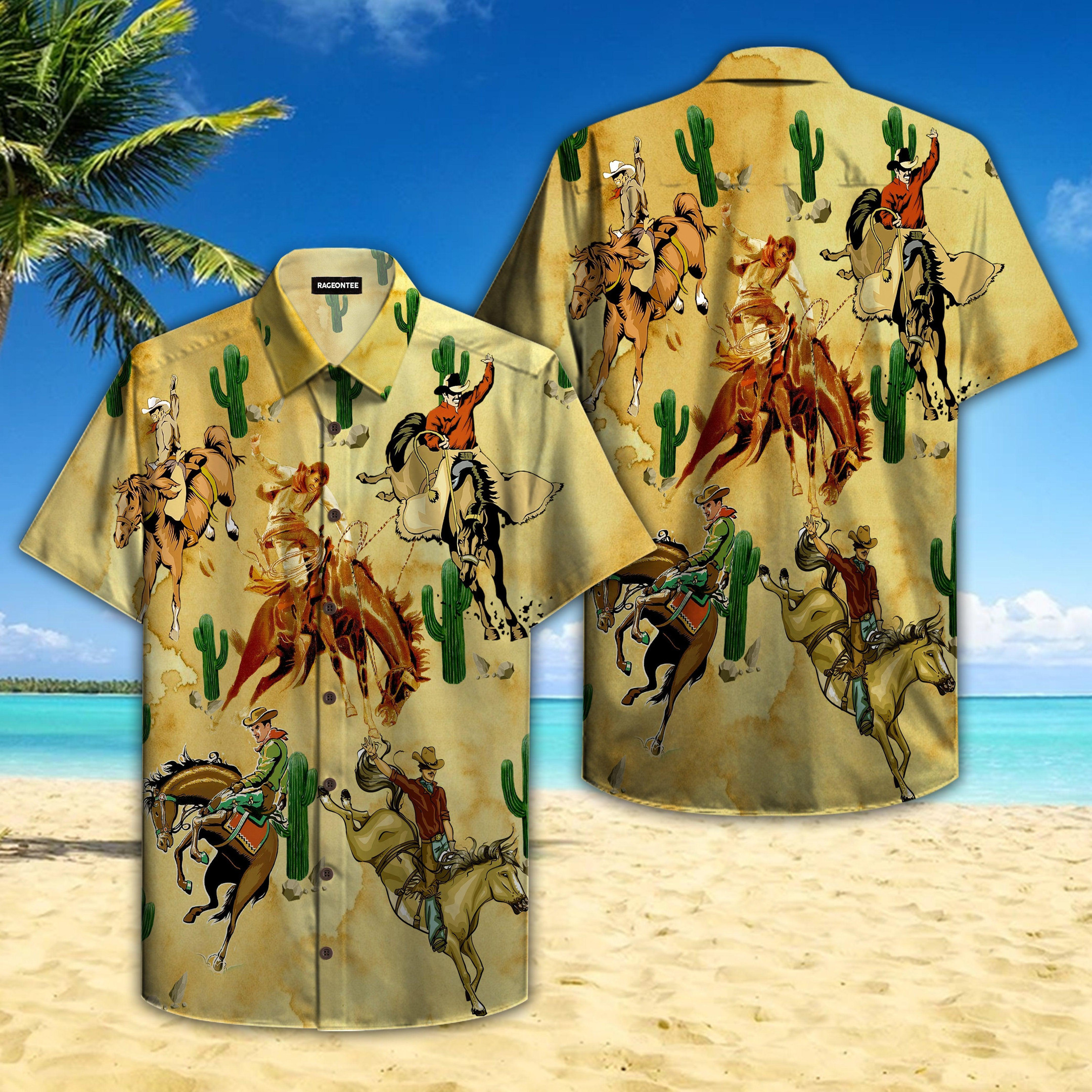 Cowboys - We Ride, Never Worry About The Fall Hawaiian Shirt