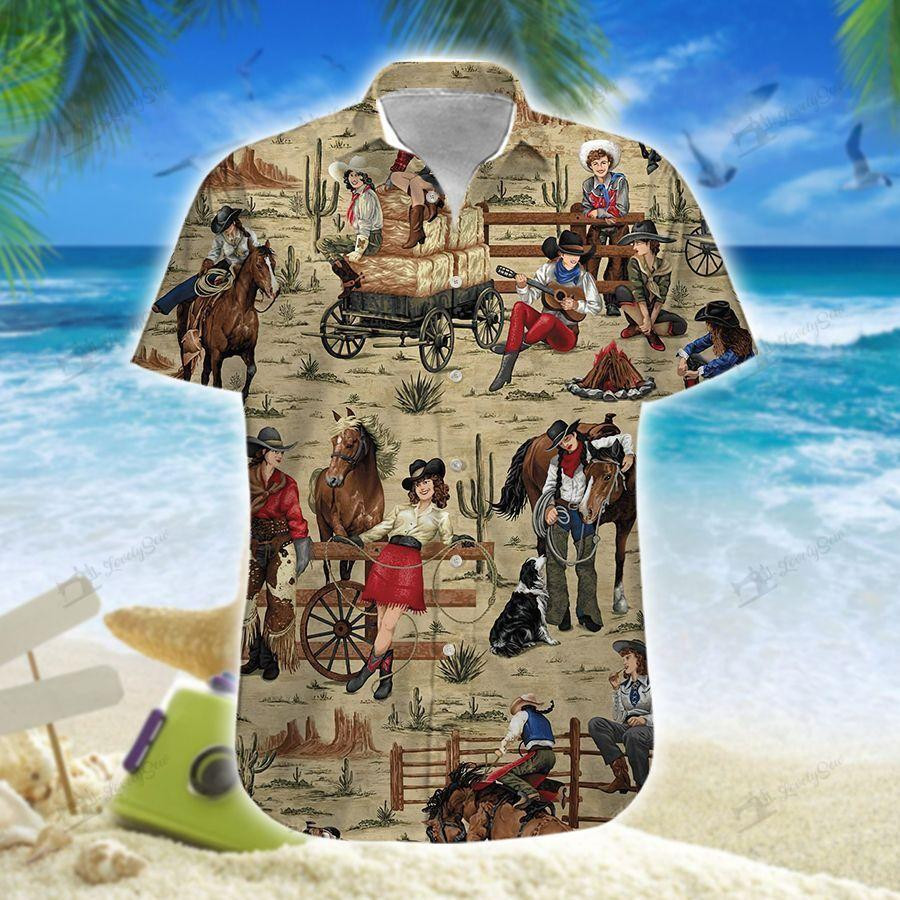 Cowgirls Hawaiian Shirt
