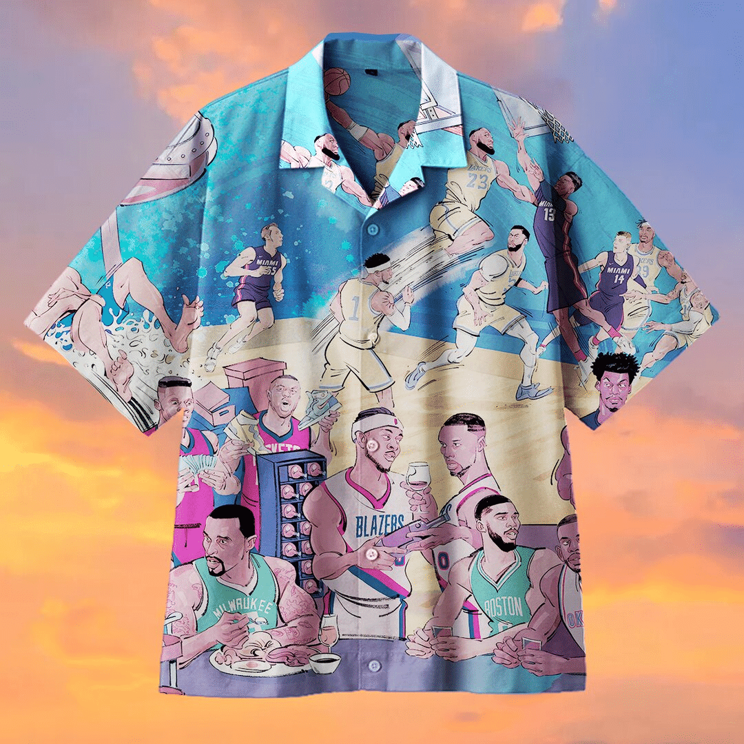 Crazy Baseketball Hawaiian Shirt