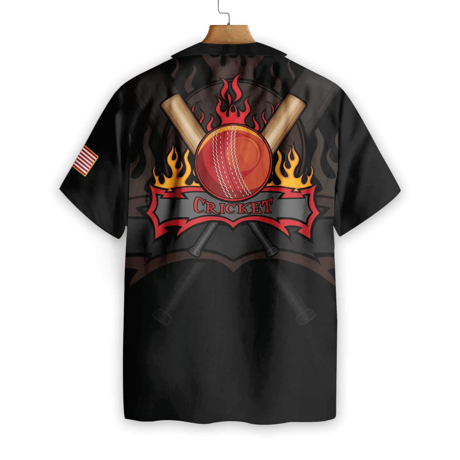 Cricket Flame Hawaiian Shirt