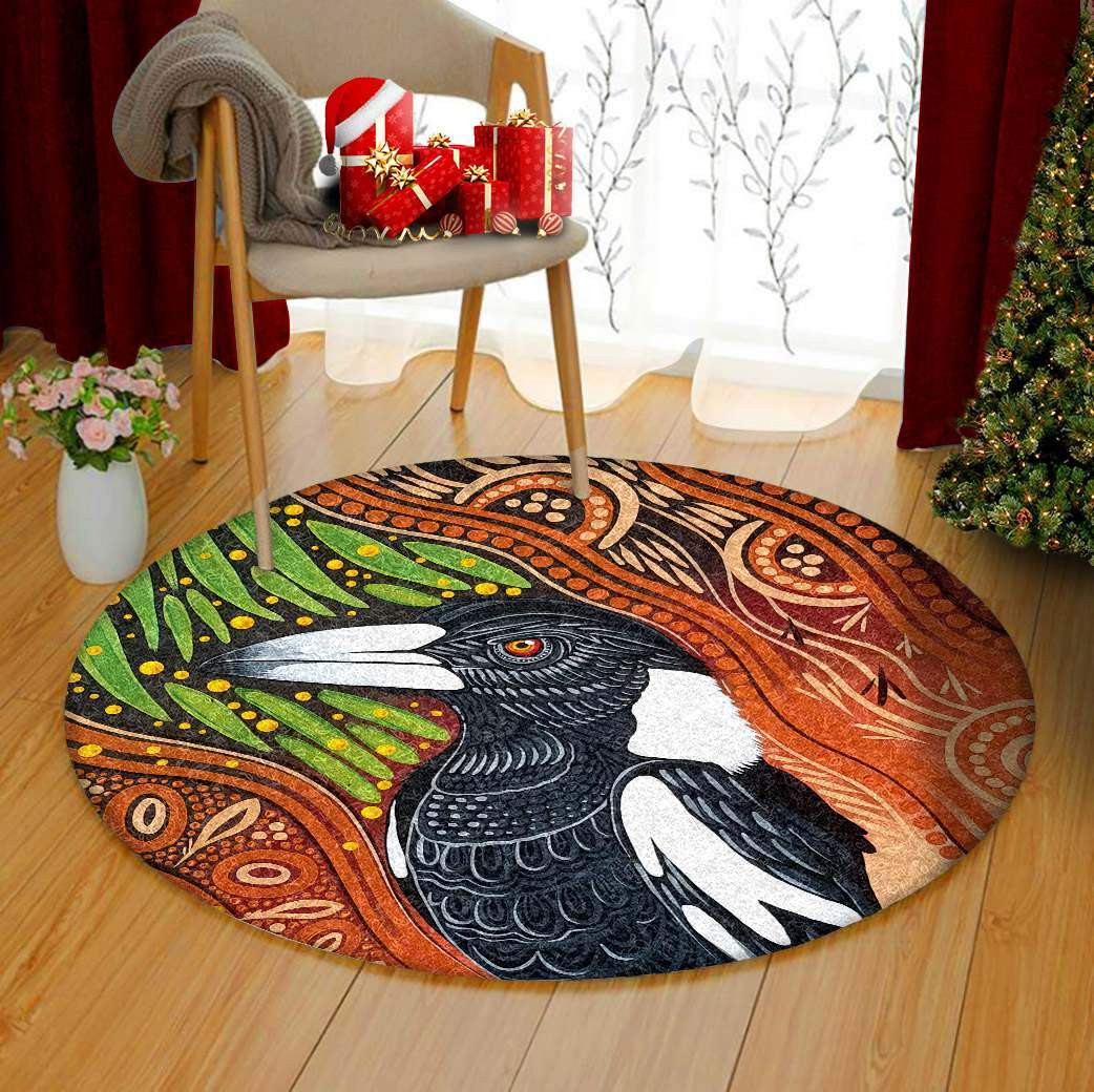 Crows Limited Edition Round Rug Carpet Bedroom Livingroom Home Decor