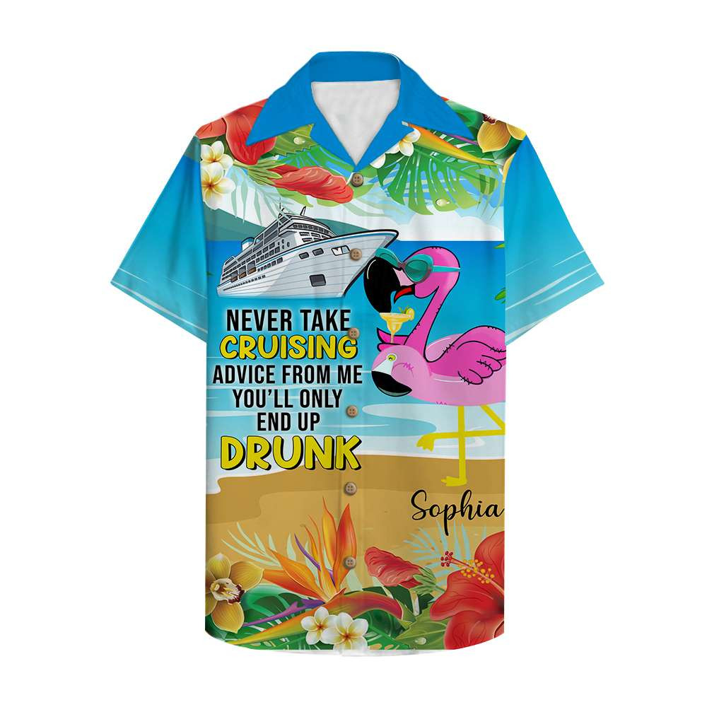 Cruise Flamingo Hawaiian Shirt
