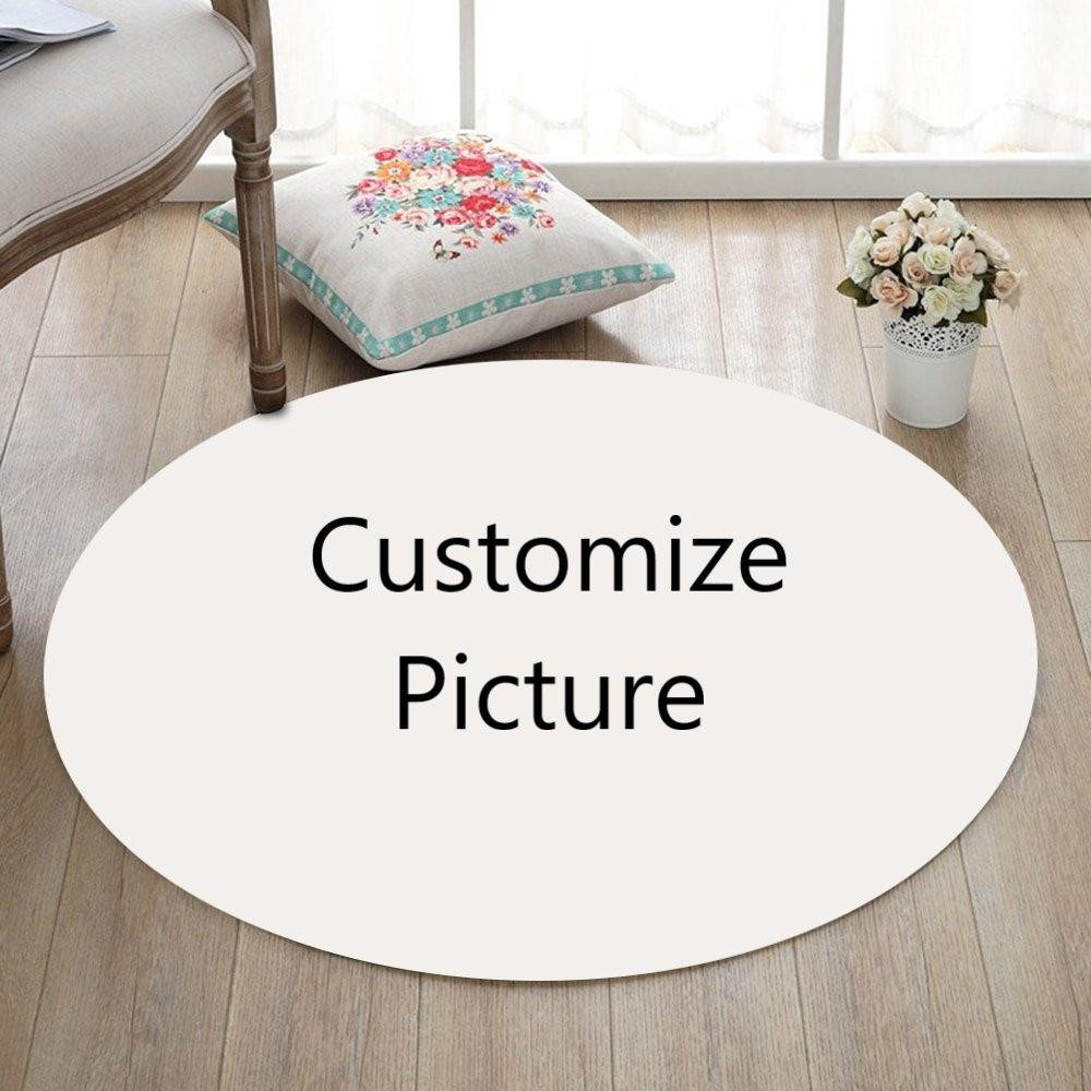 Custom Round Rug Carpet Bedroom Livingroom Home Decor