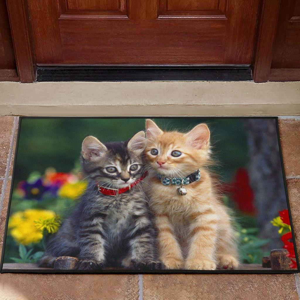 Cute Cat Rubber Doormats