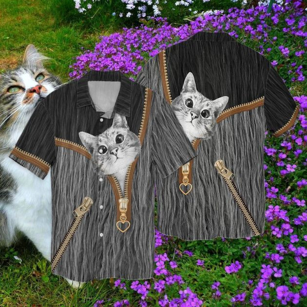 Cute Cats Hawaiian Shirt