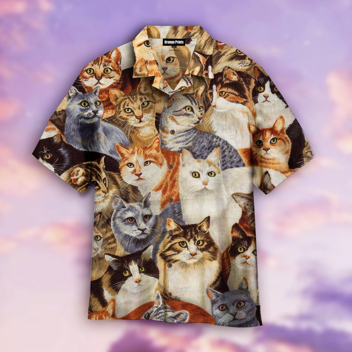 Cute Cats Hawaiian Shirt