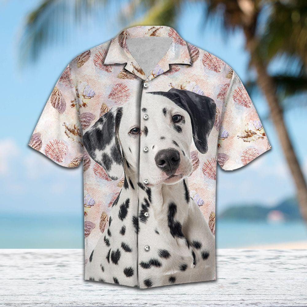 Cute Dalmatian Hawaiian Shirt