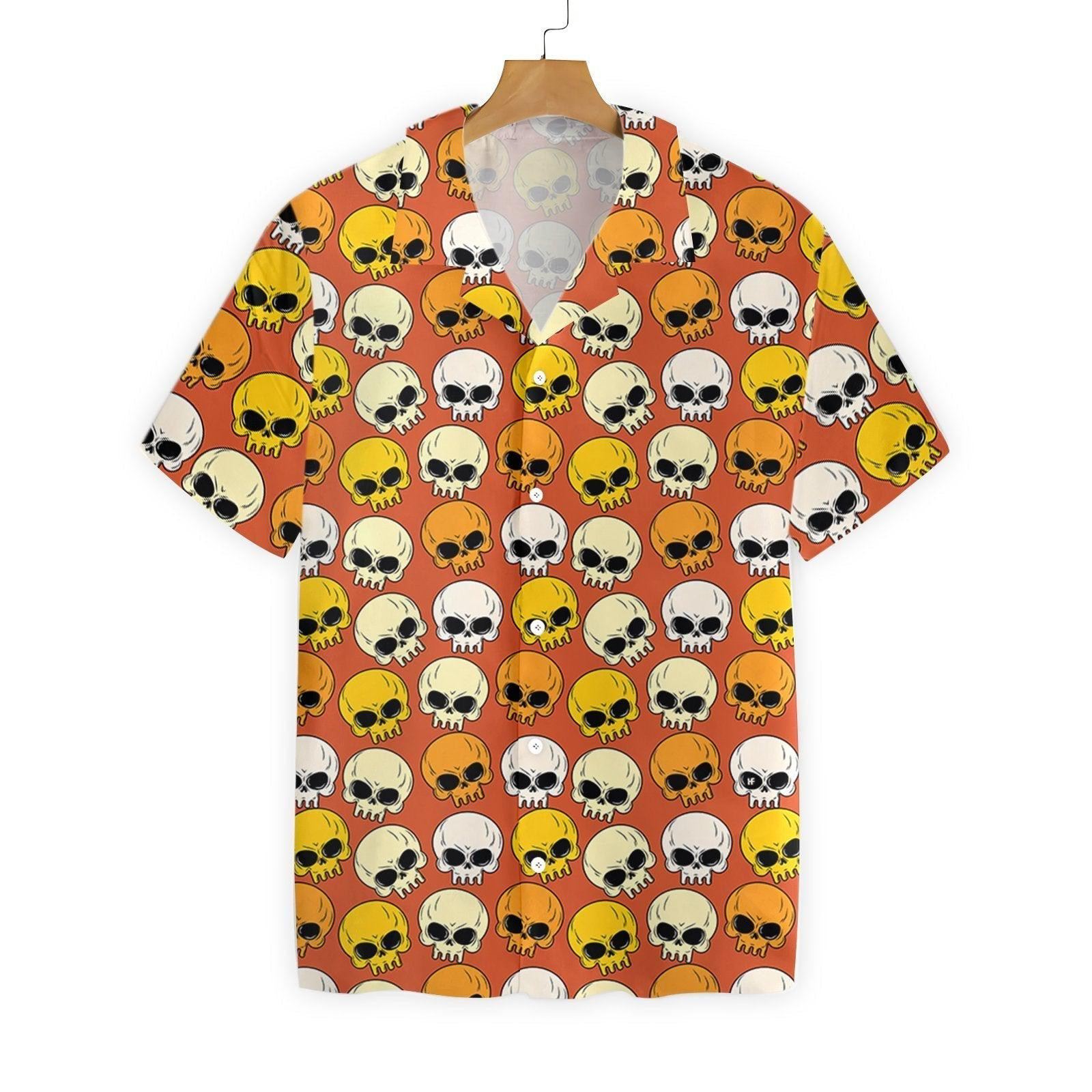 Cute Skull Hawaiian Shirt - Image 3