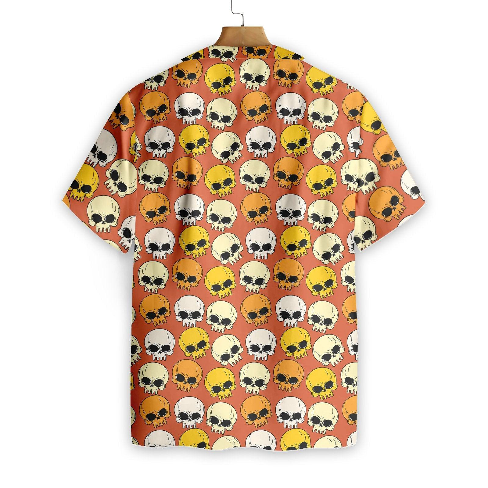 Cute Skull Hawaiian Shirt - Image 4