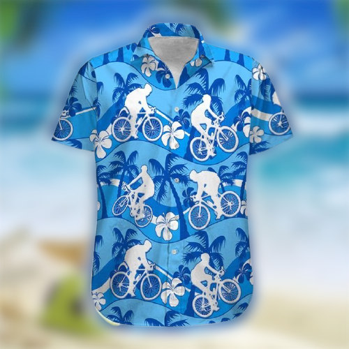 Cycling Hawaiian Shirt