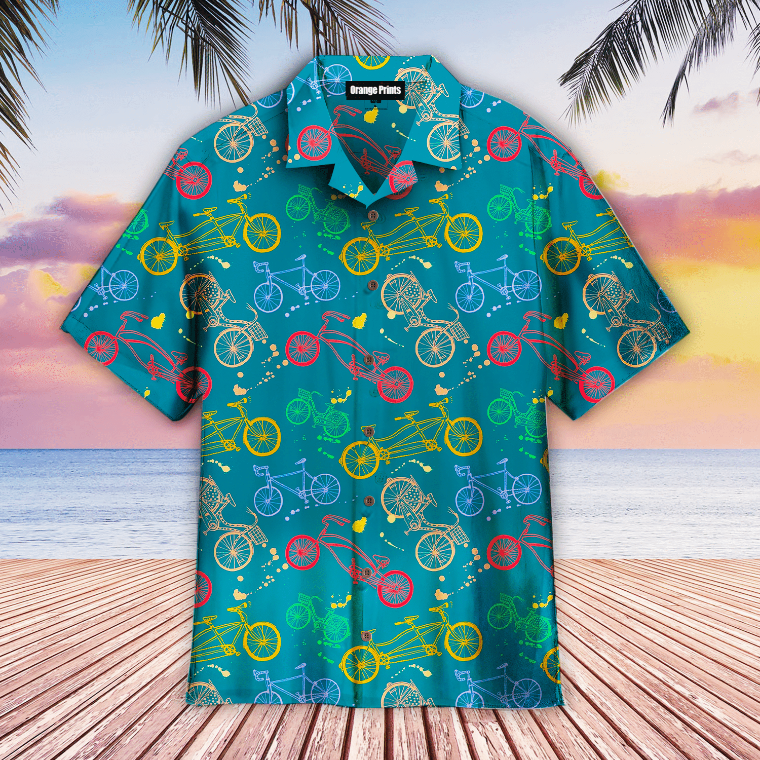 Cycling Life Is Like Riding A Bicycle Hawaiian Shirt