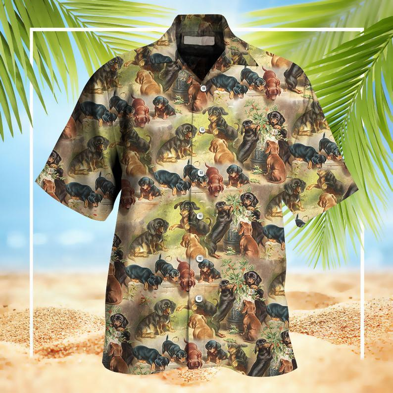Dachshund Hawaiian Shirt