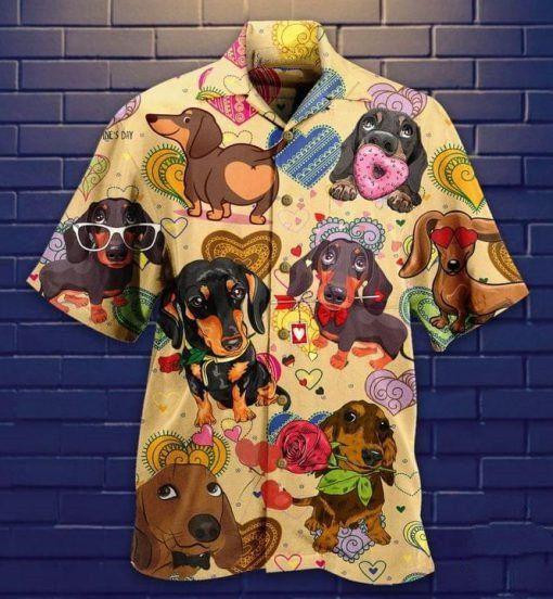 Dachshund Hawaiian Shirt