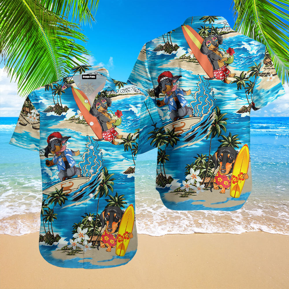 Dachshund Hawaiian Shirt
