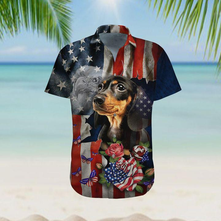 Dachshund Hawaiian Shirt