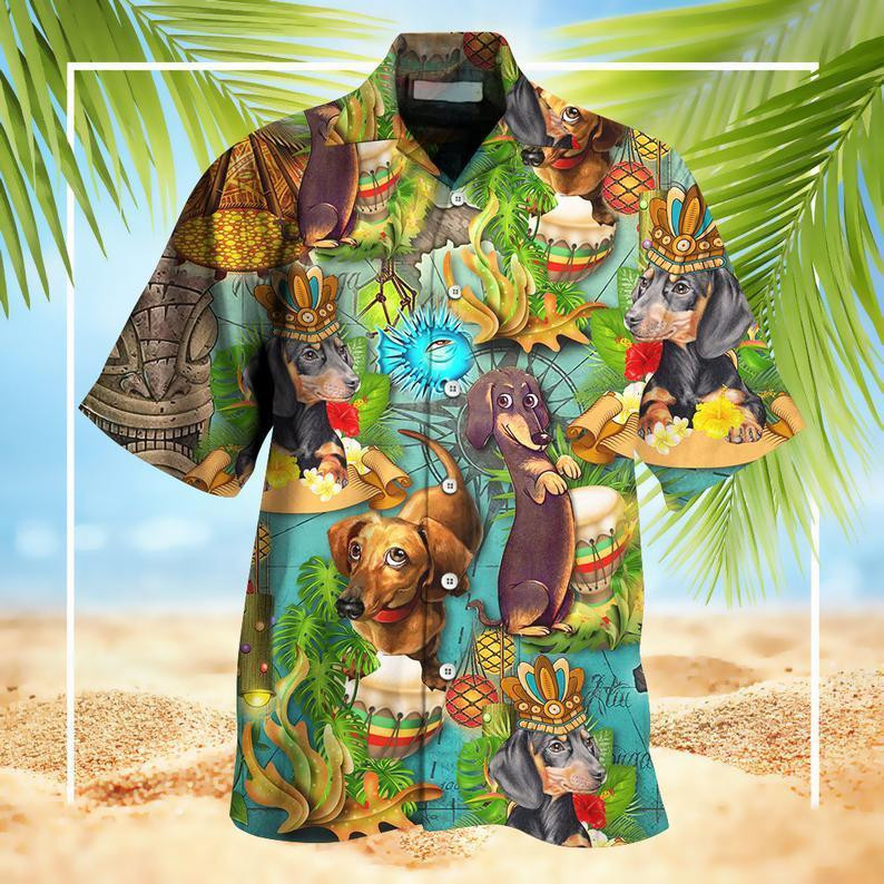 Dachshund Hawaiian Shirt