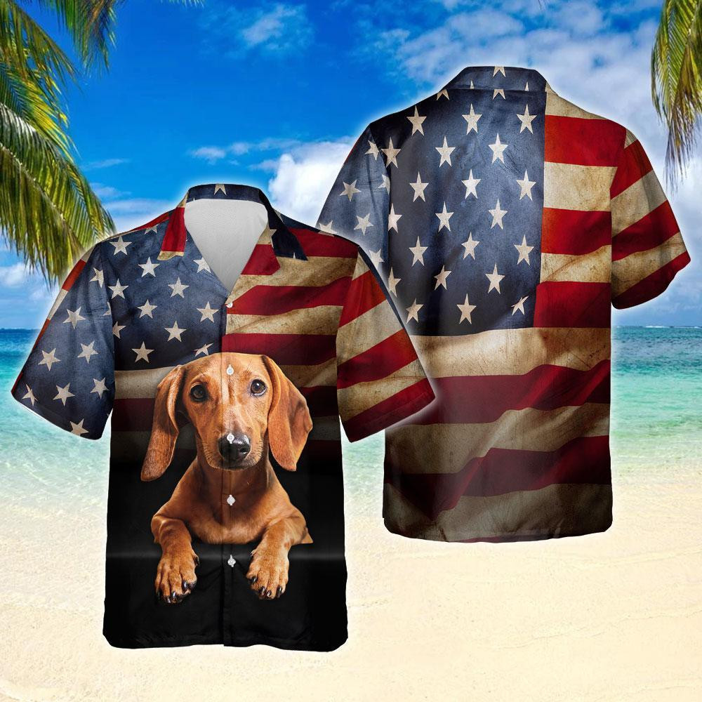 Dachshund Hawaiian Shirt