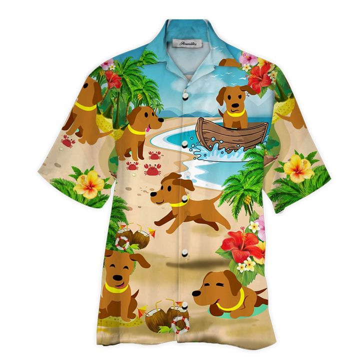 Dachshund Hawaiian Shirt