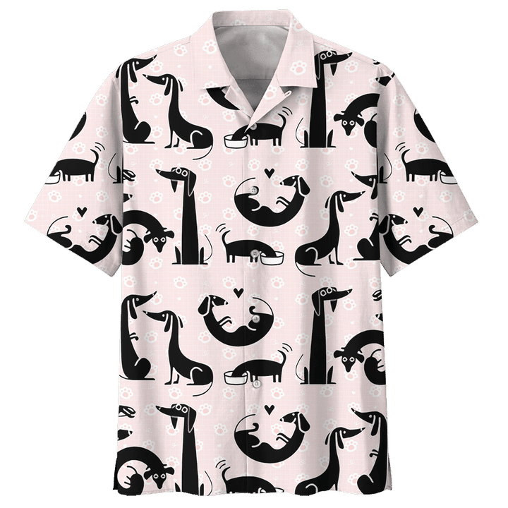 Dachshund So Cool Unisex Hawaiian Shirt