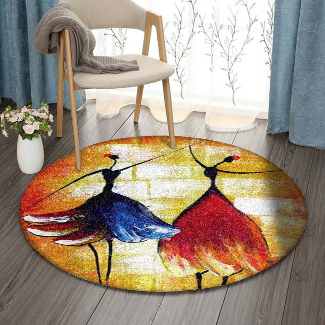 Dance Round Rug Carpet Bedroom Livingroom Home Decor