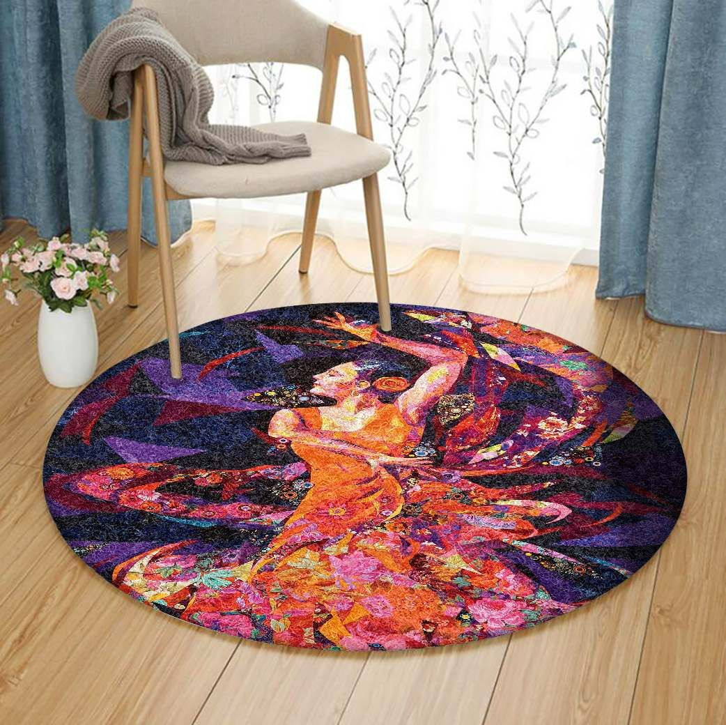 Dance Round Rug Carpet Bedroom Livingroom Home Decor