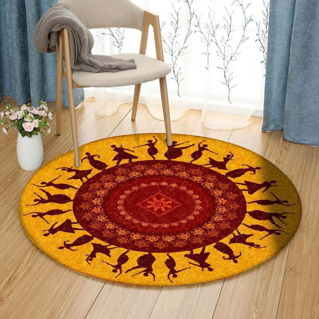 Dance Round Rug Carpet Bedroom Livingroom Home Decor