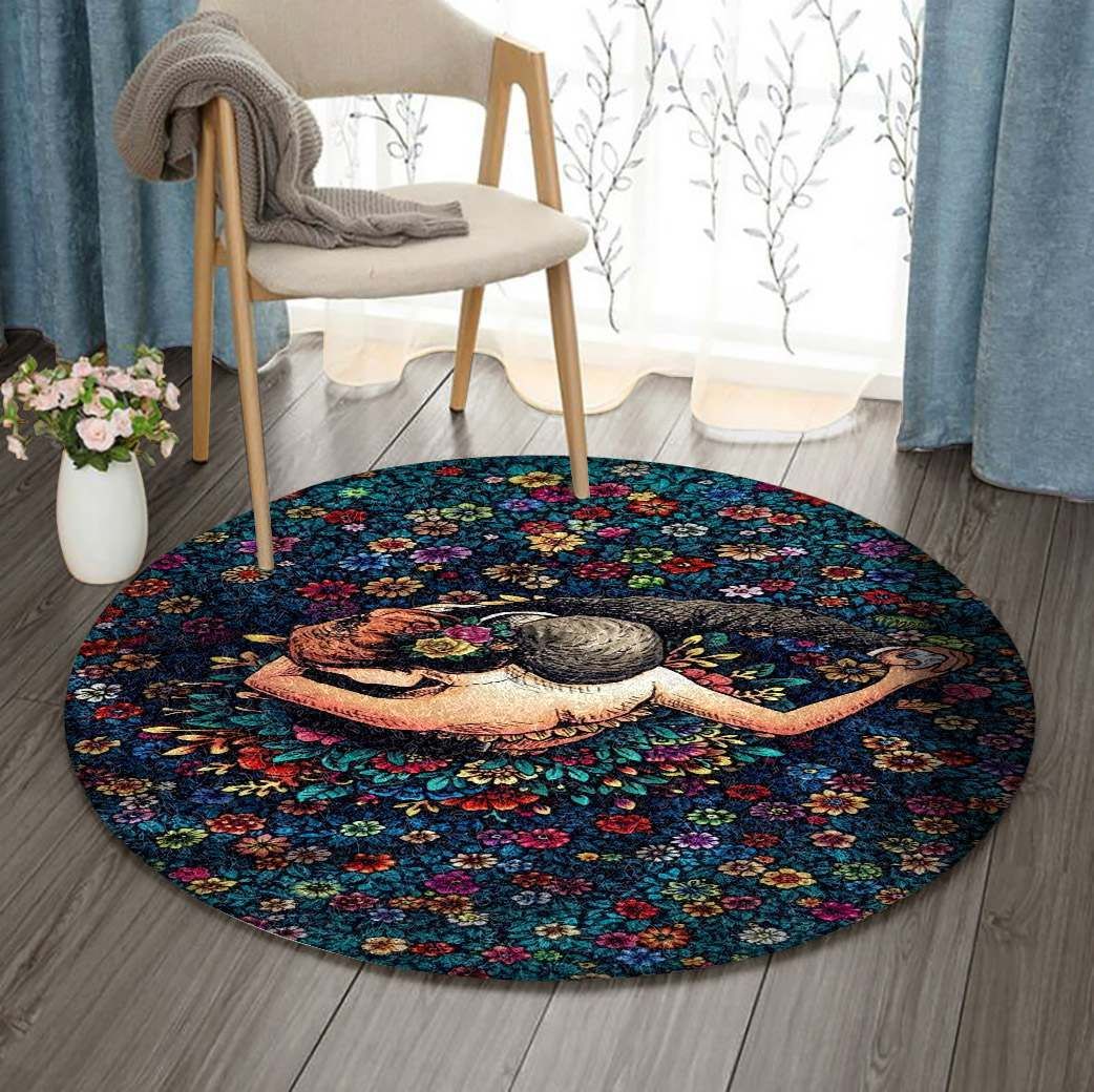Dancing Round Rug Carpet Bedroom Livingroom Home Decor